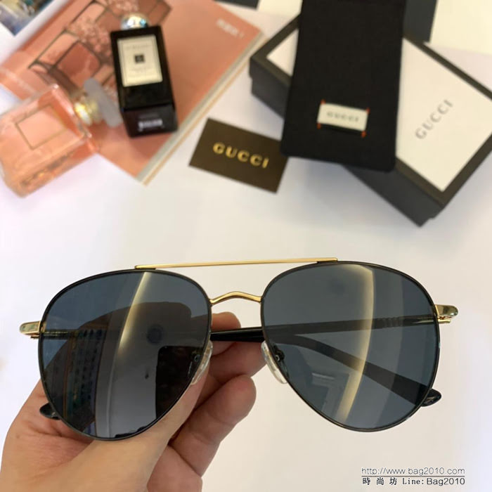 GUCCI古馳 GG0388S 2019開春官網新款 採用進口鏡片 超高工藝 經典男女款 太陽鏡  lly1580